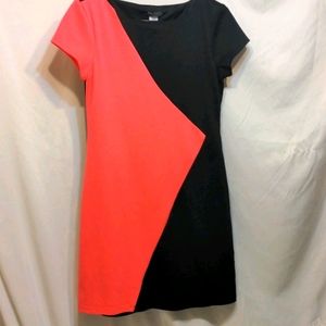 Bisou Bisou Red and Black dress Size 8